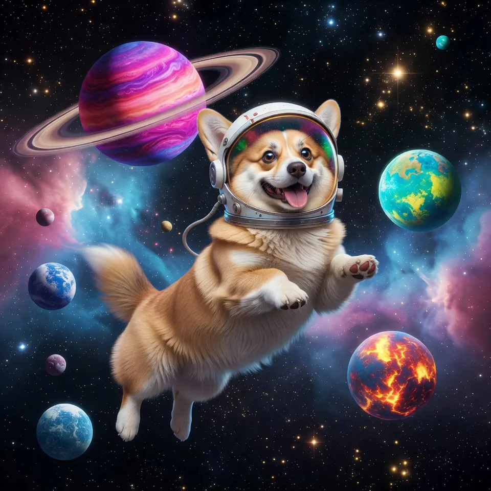 Space corgi