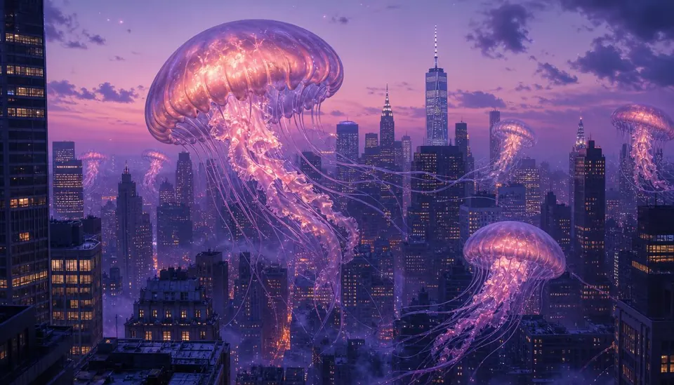 Jellyfish skyline