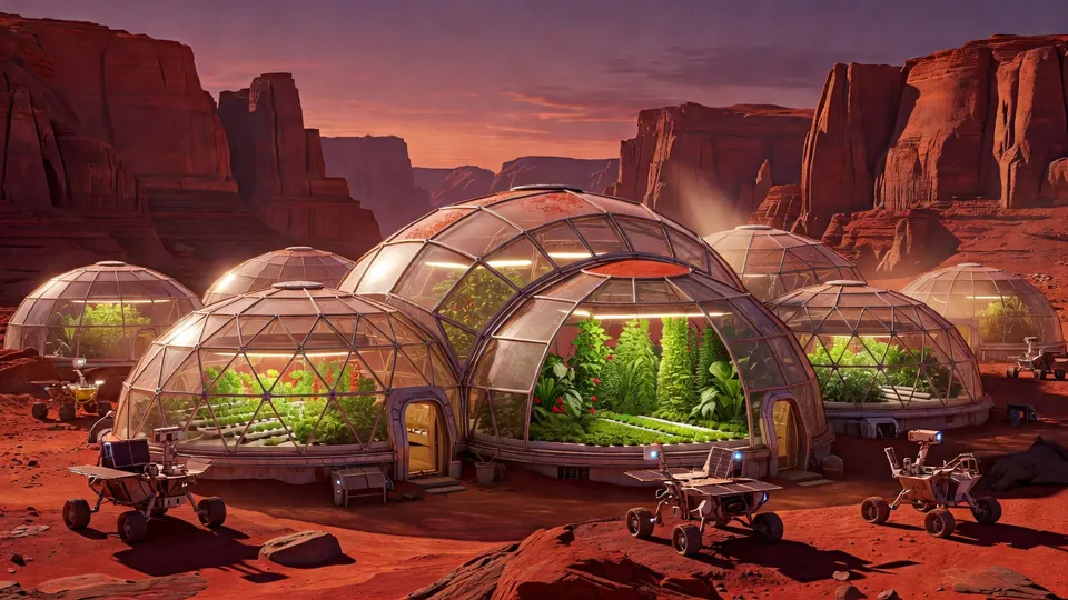 Mars greenhouse